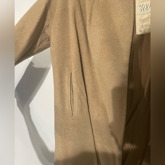 John Wanamaker Vintage Tan Long Overcoat Coat🧥 - Picture 4 of 7
